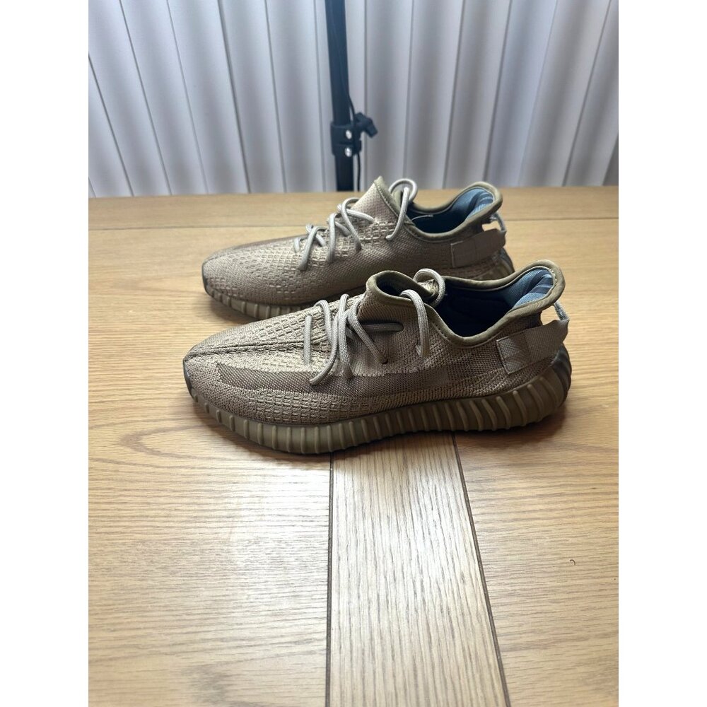 Adidas Yeezy Boost 350 V2 Earth Men's Knit Sport Shoe Sneakers Brown Tans - Picture 10 of 15